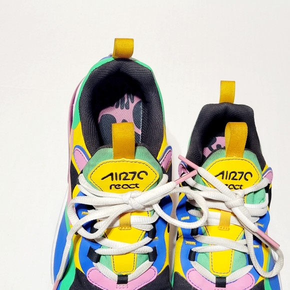 Nike Air Max 270 React Running Shoe (6Y) - Picture 12 of 12